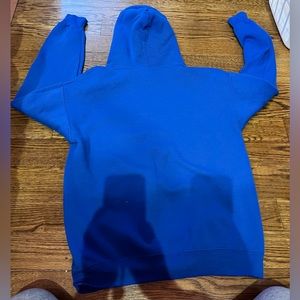 JERZEES men’s blue hoodie/sweatshirt